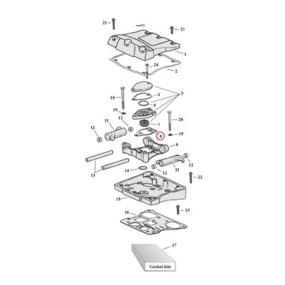 Breater baffle gasket TC 99-10