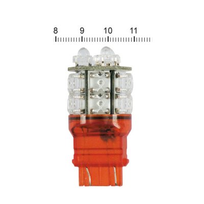 Röd Led dubbel funktion W3157