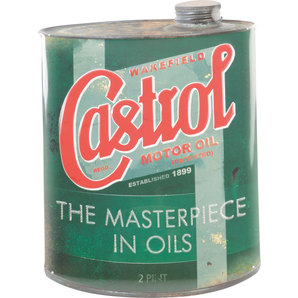 Plåtskylt "Castrol dunk"