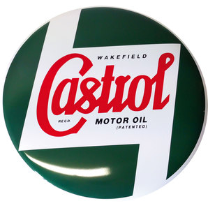 Plåtskylt "Castrol"