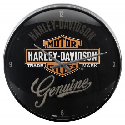 Harley väggklocka dia 31cm