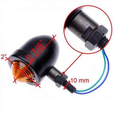 Bobber blinkers svarta